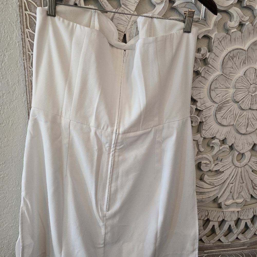 Lilly Pulitzer Kylo Strapless Skirted Romper in Resort White NWT - Size 14 - Picture 13 of 14